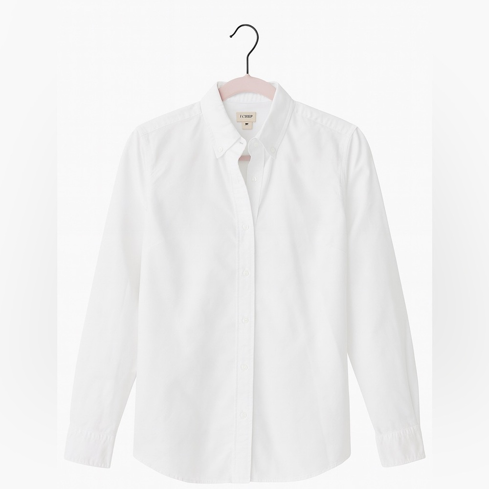 Crewcuts Crisp White Button Down Shirt for Kids